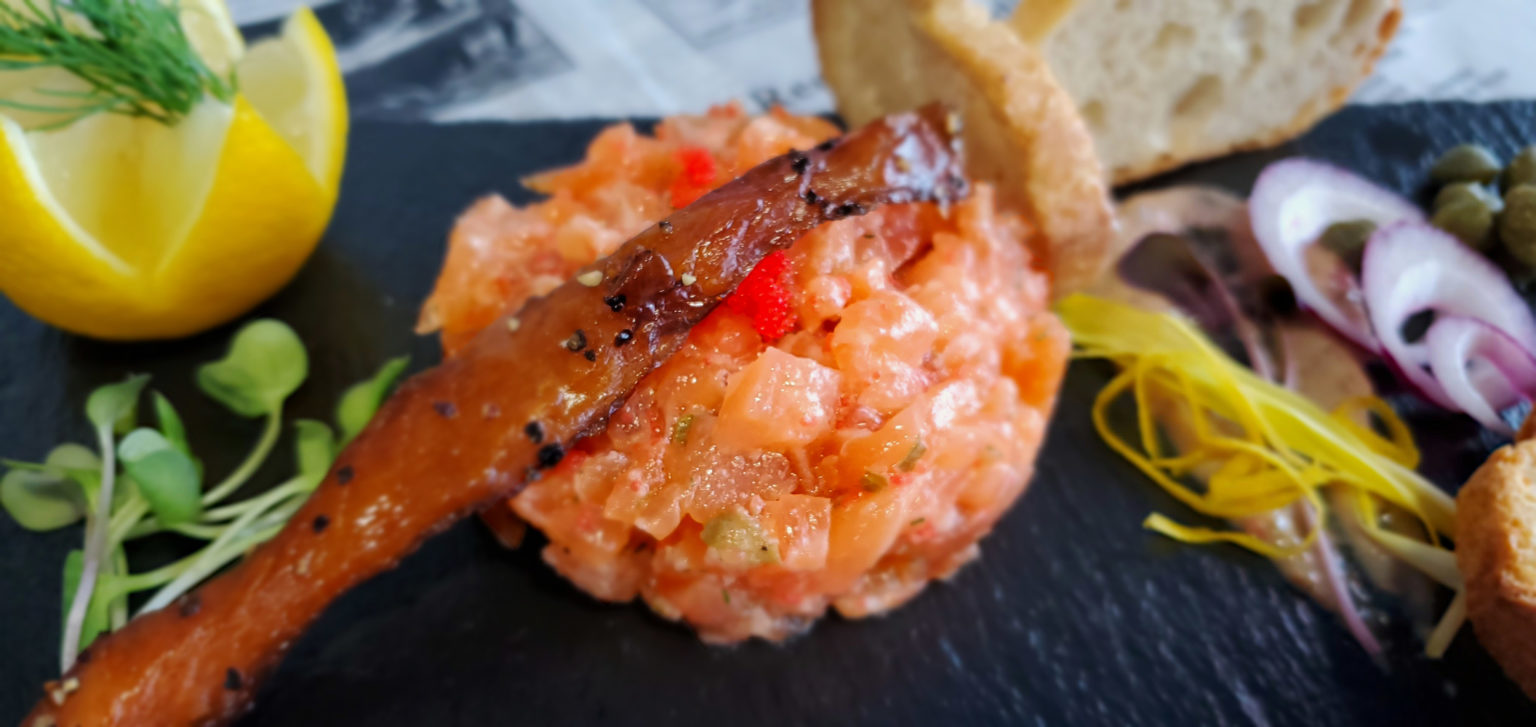 Tartare Saumons Poissonnerie Les Trois P Cheurs